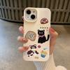 Cartoon Toast Cats Suitable for Apple 16 Mobile Phone Case IPhone 15/14plus13promax All Inclusive 12