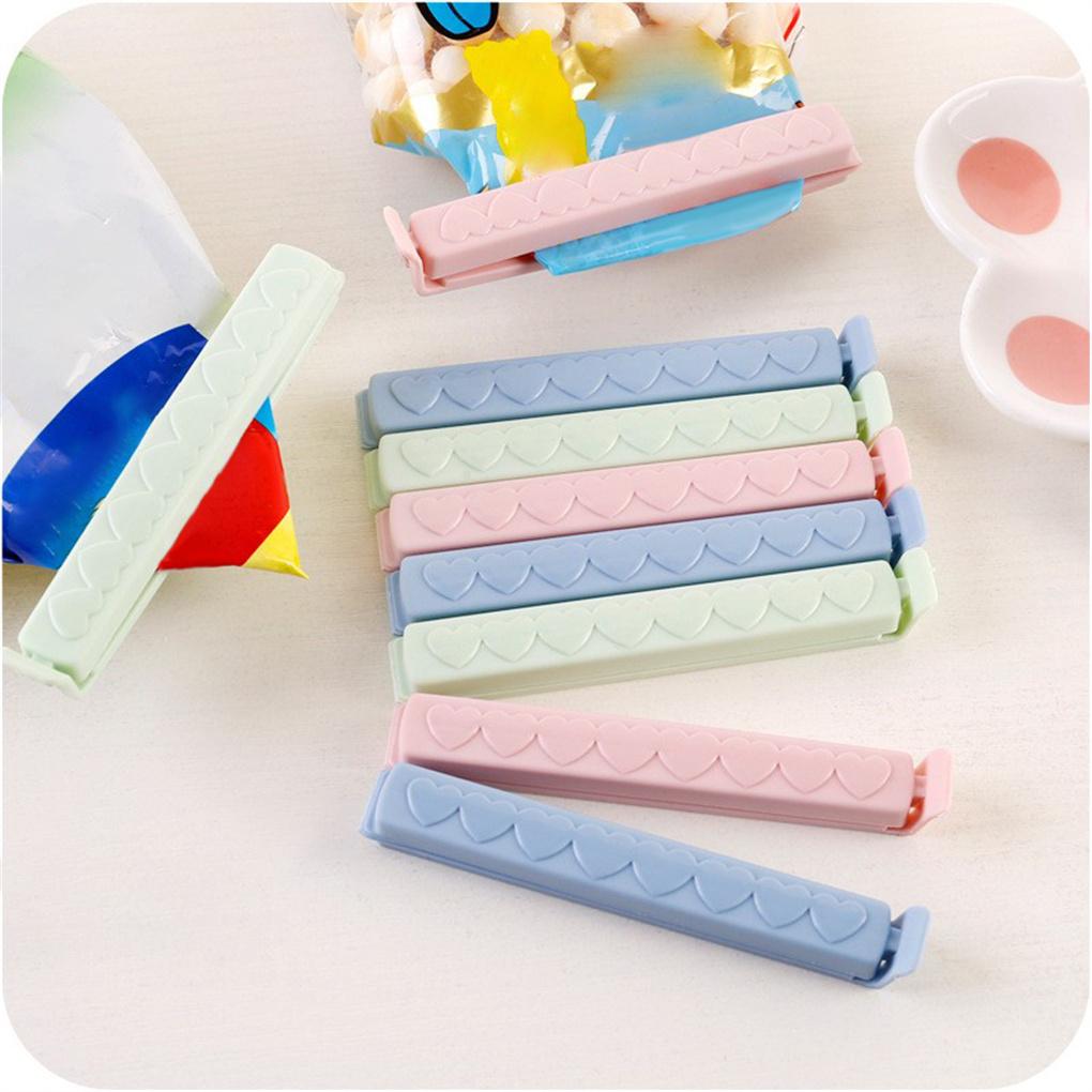 Упаковка из 5 штук, зажимы для закусок, запечатывающие защелки, полипропиленовый пластик, влагостойкий уплотнитель, зажимы для десертных пакетов для хлопьев и орехов, аксессуары