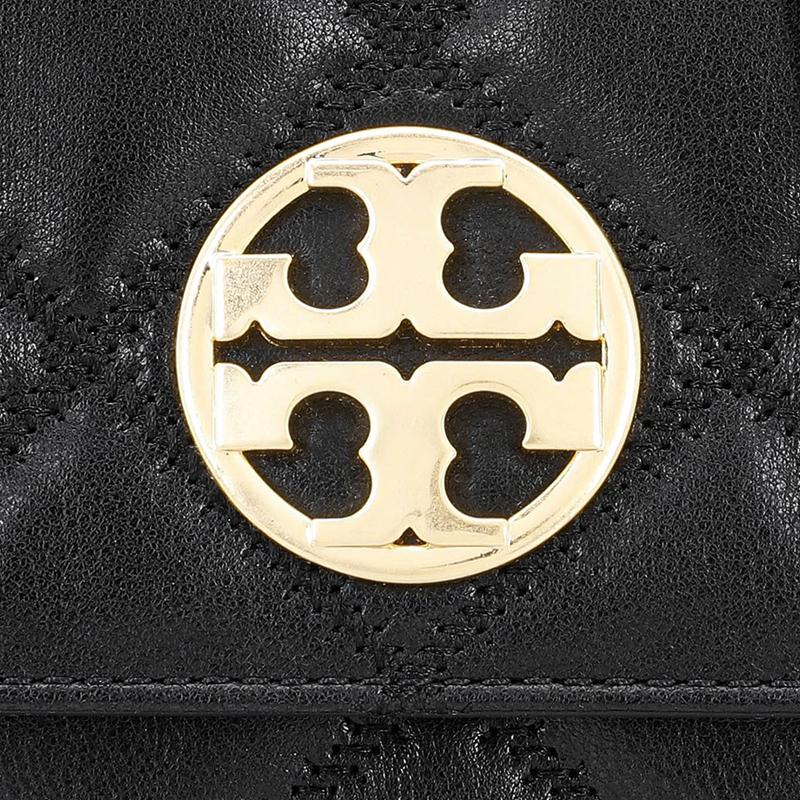 Tory Burch Tb-Willa Logo Chain Quilted Leather Shoulder Crossbody Bag Women bags Black 83692-001