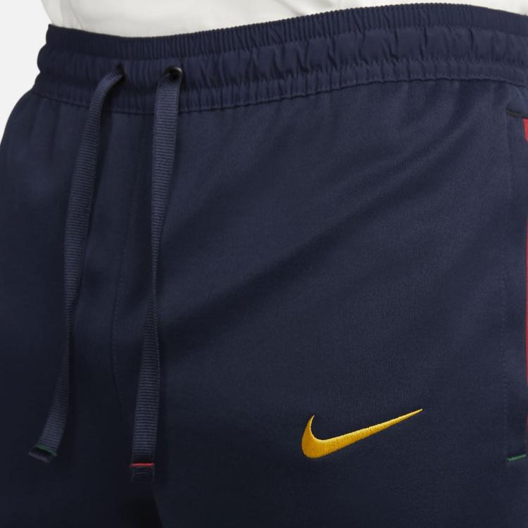 Nike Штаны мужские спортивные с логотипом Португалии, трикотажные, темно-синие, DH4846-451
