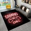 Cartoon Gamer Game Controller Area Rugs,Large Carpet Rug for Living Room Children's Room,Kids Play Crawl Non-slip Floor Mat Gift
