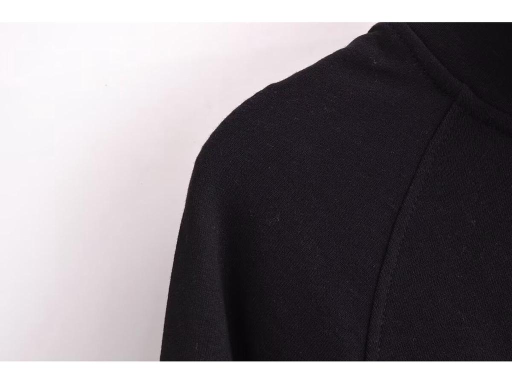 Весна 2025 Женский повседневный свитшот на молнии в европейском/американском стиле со стойкой воротником и длинными брюками