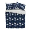 Anchor Whale Rudder Duvet Cover Bed Bedding Set Home Textile Quilt Cover Pillowcases Bedroom Double Bedding Set No Sheet