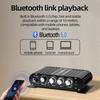 ST-838 2.1-канальный HiFi усилитель мощности, регулировка низких и высоких частот, стерео усилитель звука 80 Вт * 2, мини-мультимедийный плеер