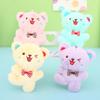Soft Fleece Charming Bear Plush Keychain Adorable Animal Bag Charm Pendant