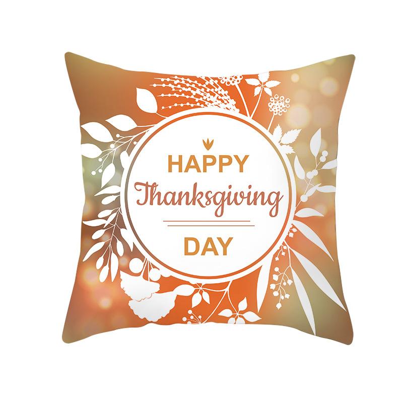 New Thanksgiving Pillow Case Thanksgiving Pumpkin Dwarf Home Festival Decoration Cushion Case