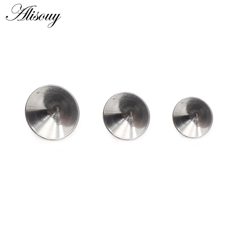 Alisouy 1PC G23 Titanium Funnel Screw Thread Ear Tragus Helix Bar Labret Lip Ring Cartilage Stud Earring Piercing Body Jewelry