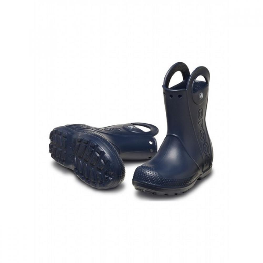[Обувь Crocs] Официальные детские сапоги Crocs Handle It Rain Boot Navy 25skbt211052 