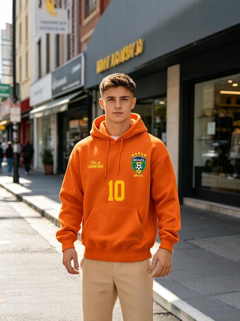 Men's Autumn Trendy Hooded Sports Jacket