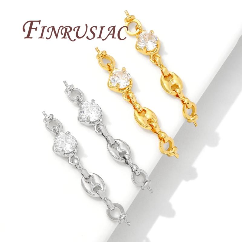 1-3 шт. Позолоченные 18K Соединители Для Украшений, Аксессуары Для Ожерелий/Браслетов, Материалы Для Изготовления Украшений Своими Руками