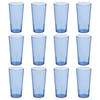 Thunder Group Tumblers, 590ml X 20oz, Set of 12, Commercial Grade, Shatter-Resistant, Dishwasher Safe, Non-Stick, Stackable, Lightweight Plastic Cups/