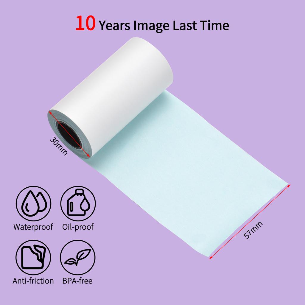 SelfAdhesive Direct Thermal Paper White Printable Sticker Paper BPAFree