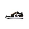 Air Jordan 1 Чернильный Дракон Теневой Коричневый Устойчивые к истиранию Низкие Винтажные Баскетбольные Кроссовки Унисекс 553558-165(Команда766-)