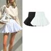 Fall and Winter New Women's Clothing Retro Romantic Large Skirt High Waist A- Line Short Skirt (with Safety Pants Inside)