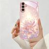Стеклянный чехол для телефона с цветами лотоса для Samsung S26 Ultra S25 S24 S23 Plus A57 5G A56 A55 A54 A53 A37 A36 A17 A26 A25 A24 Чехлы Обложка
