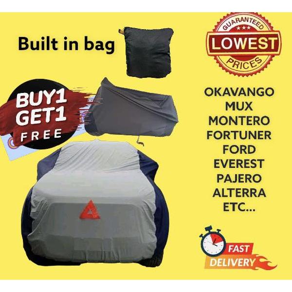 CAR COVER FOR FORD EVEREST MUX MONTERO FORTUNER ETC sun and dust proof only