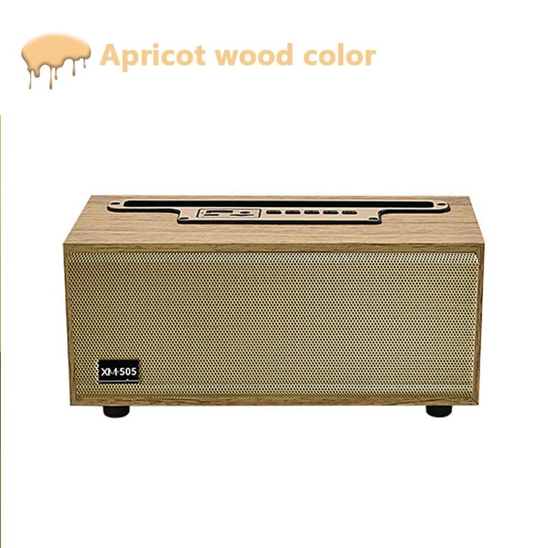 XM-505 Многофункциональный деревянный Bluetooth-динамик TWS Беспроводной сабвуфер Дистанционная звуковая система Портативный домашний кинотеатр FM-радио