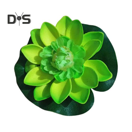 Щенок Город Искусственная Вода Плавающий Цветок Лотоса Домашний Двор Пруд Аквариум Декор