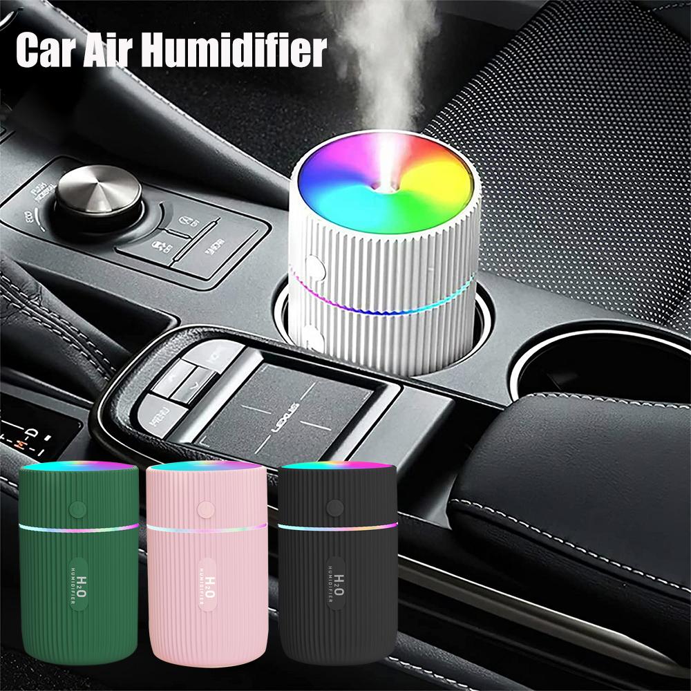 Mini Summer Cool Car Air Humidifier USB Charging With Colorful LED Smart Portable Air Freshener Mist Sprayer Diffuser 220ML