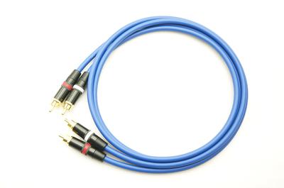 MOGAMI 2534 RCA Красный и Белый Линейный Кабель Двухпарный (1м, Синий)