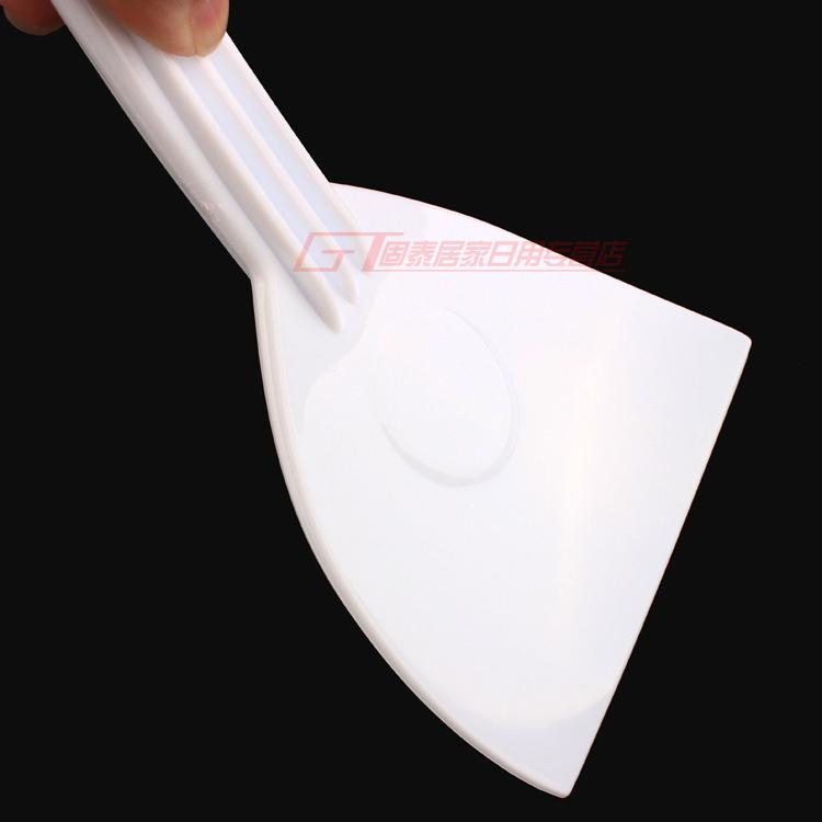 Нож для торта Пластиковый скребок Резак для масла Тесто DIY Выпечка Кухонные принадлежности Мягкие царапающие доски Лопатка для шоколада Треугольный