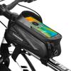 ThinkRider Bike Bag 2L Frame Front Tube Cycling Bag Bicycle Waterproof Phone Case Holder 7 Inches Touchscreen Bag