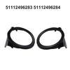 1 пара передних противотуманных фар для BMW - для E39 для M5 51112496283# 51112496284# Высококачественная черная автомобильная деталь из ABS