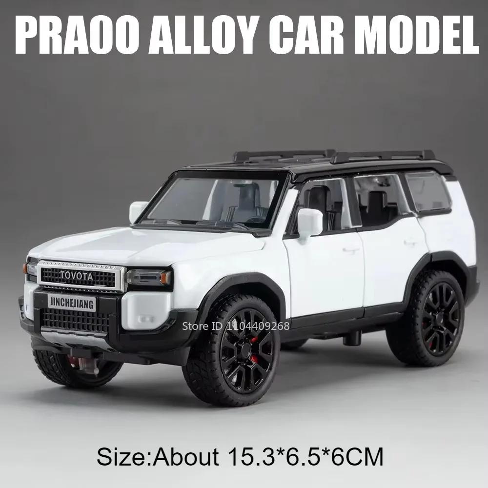 1:32 Scale MITSUBISHI PAJERO Prado SUV Car Model Toy High Simulation Sound Light Pull Back Collection Toys Models for Boys Kids