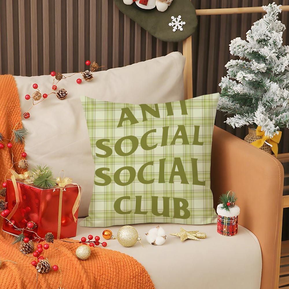 Крутая наволочка A-Anti Social Social Club Печать Наволочка Чехол для подушки на диван в гостиной Декор спальни