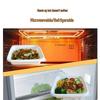 Биоразлагаемая квадратная одноразовая ланч-бокс из кукурузного крахмала (350мл)