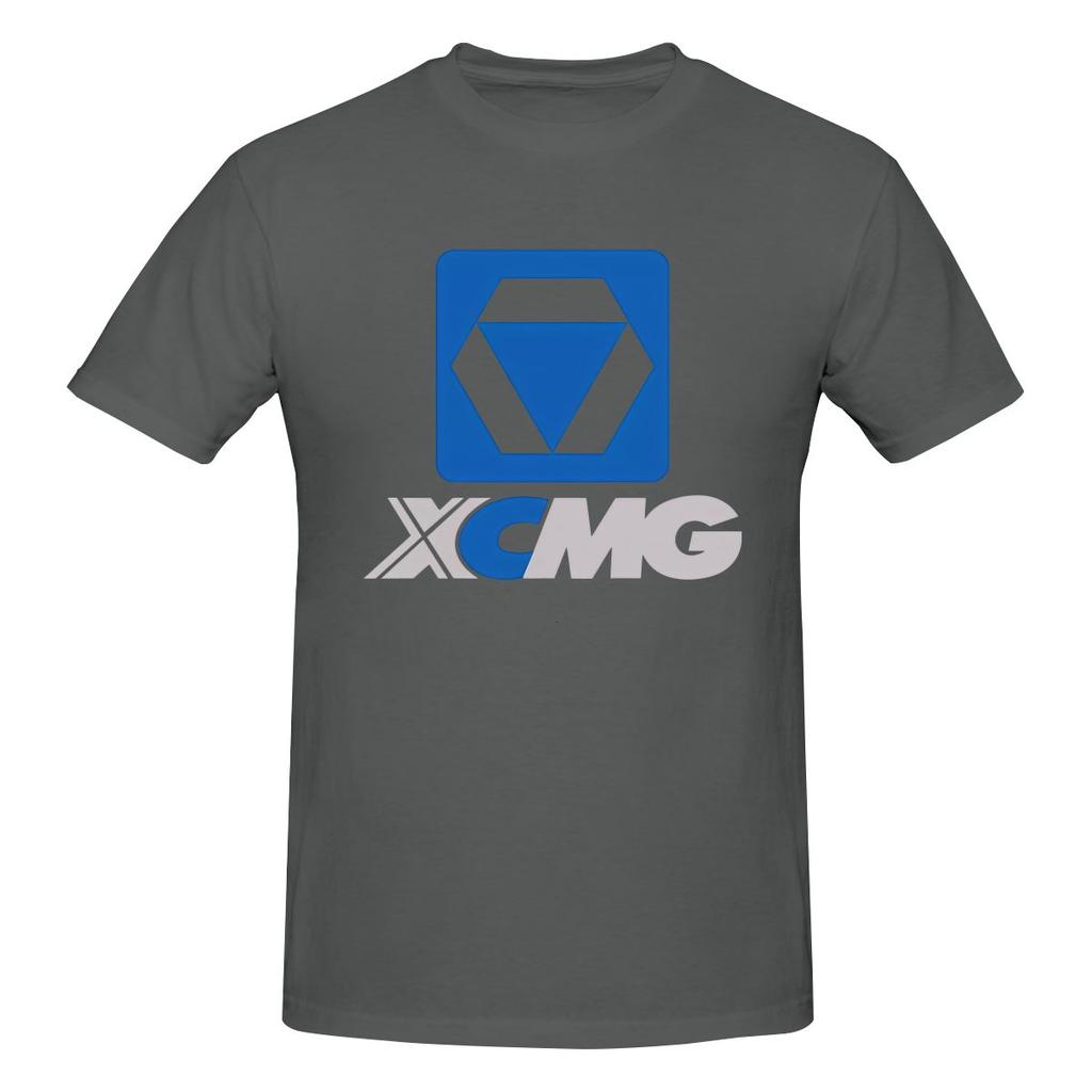 Модная удлиненная футболка Xcmg, свежая и повседневная, с полной текстурой, базовая футболка
