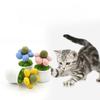 Catnip Balls, Cat Gnawing Toys, Cute Flowerpot Cat Toys, Wooden Tianliao Teething Sticks, Self-entertaining and Boring Toys for Kittens
