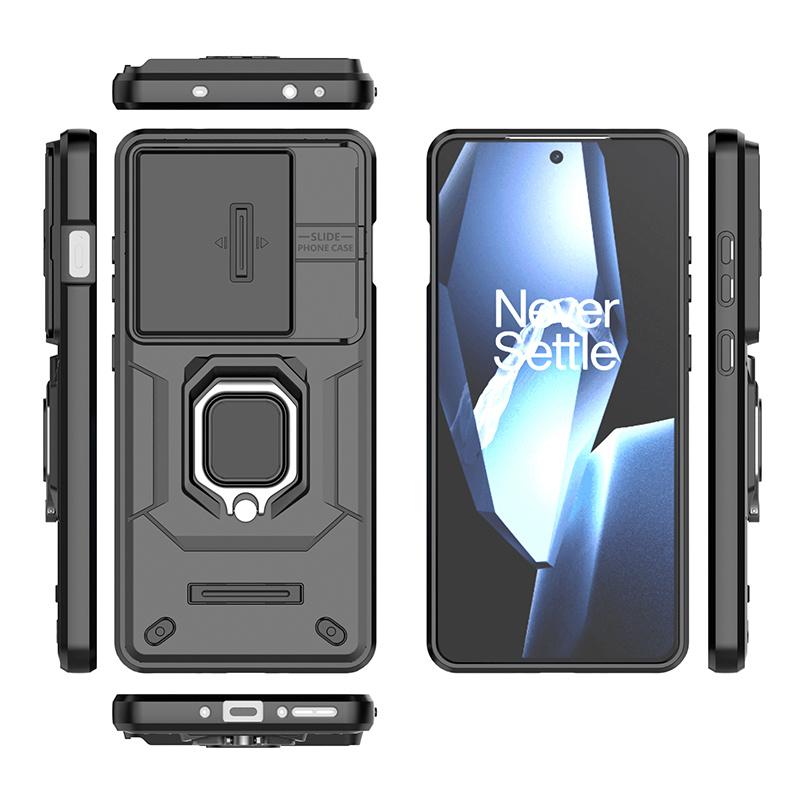 Защитный чехол для камеры Slide Funda для OnePlus 13 13R 12 12R 11 Ace 3 5 Pro 3V Nord 4 CE3 CE4 Lite, защитный чехол с магнитным кольцом и подставкой