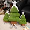 Plush Christmas Tree Ornament Soft Fabric Holiday Party Props Photo Accessories