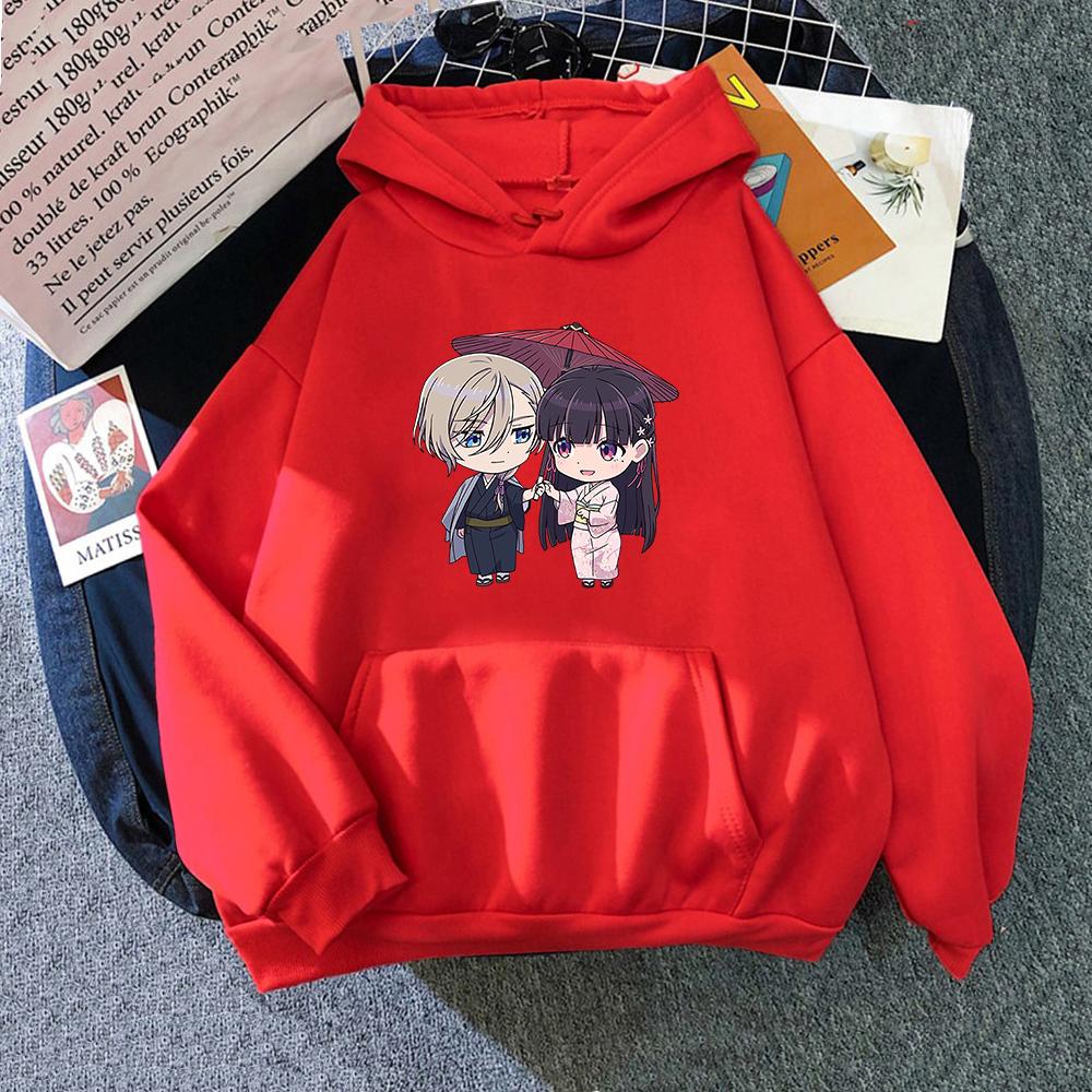 Толстовка с капюшоном My Happy Marriage для женщин Harajuku Watashi No Shiawase Na Kekkon Miyo Kiyoka, толстовки унисекс, пуловер в стиле аниме, толстовка с капюшоном