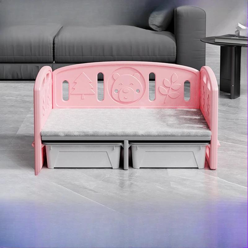 Съемная и моющаяся походная кровать для питомца Летняя Большая Влагостойкая Кровать для собаки с железным каркасом Дышащая Поднятая над землей Будка Кровать для питомца