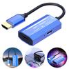 4K@60Hz HDMI-совместимый кабель Type C DC 5V алюминиевый сплав для iPhone 15/Huawei Mate 60/Pura70 для Switch/Steam Deck/ROG Ally