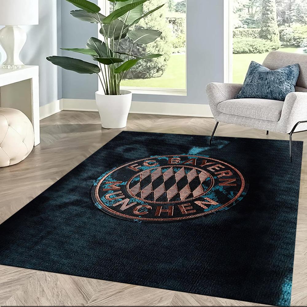 Bayern Munich Area Rug Suitable for Foyer Playrooms Game Room Balcony Anti-slip Rug Office home decor Perfect Gift for Valentine's Wedding Birthday