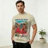 Винтажная футболка Летняя Daft Punk Around The World Модные футболки Хлопковая футболка для унисекс Y2K Базовый дизайн Топ с коротким рукавом Футболки