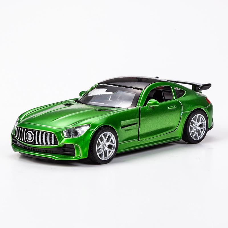 1:36 Alloy Mercedes-Benz GTR Sports Car Model Children's Toy Car Simulation Back Car