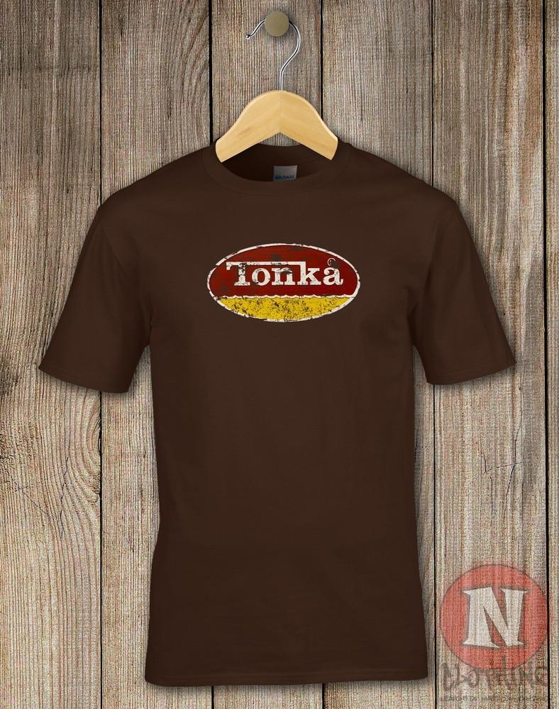Tonka Retro Logo TShirt Distressed Print Tee