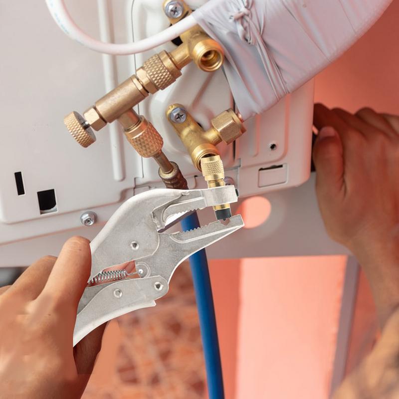 Клещи для прокола HVAC Инструмент для прокола холодильной трубки Ручной инструмент Инструмент для сварки кондиционера Для фиксации холодильной трубки