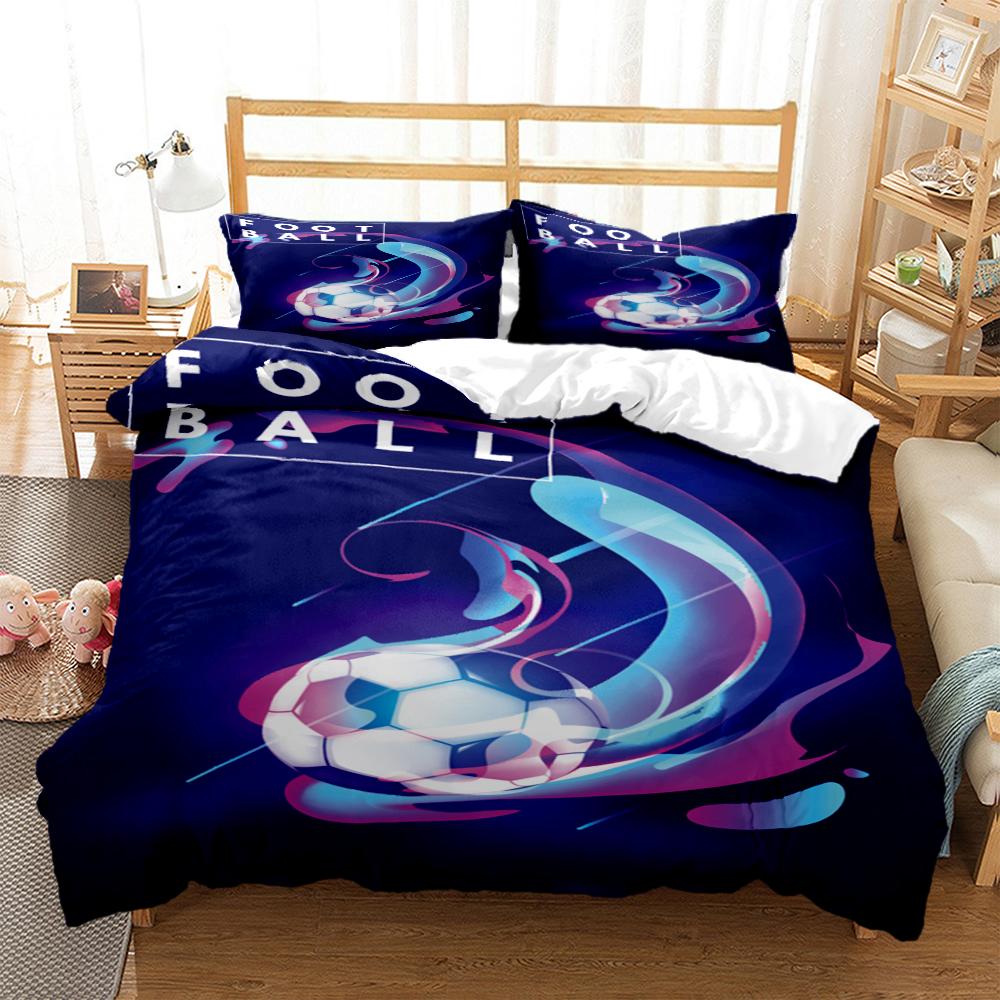 Comforter Soccer Digital Print Bedding Sets Child Boys Set For Teens King Size Bedding Set