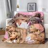 Ariana Grande Printed Throw Blanket  Soft Warm Perfect for Home Travel Picnics and Gifts