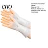 Waterproof Gloves 1 Pair Household Cleaning Anti-Slip Protective Reusable with Extended Cuffs Dishes Kitchen Water Resistant