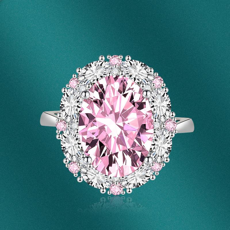 Sace Gems Винтажное роскошное кольцо с цирконием, женские ювелирные изделия, свадебный подарок для вечеринки