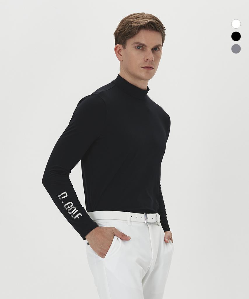 DUVIK Men'S Half-Neck Base Brushed Long Sleeve T-Shirt De3Mts151