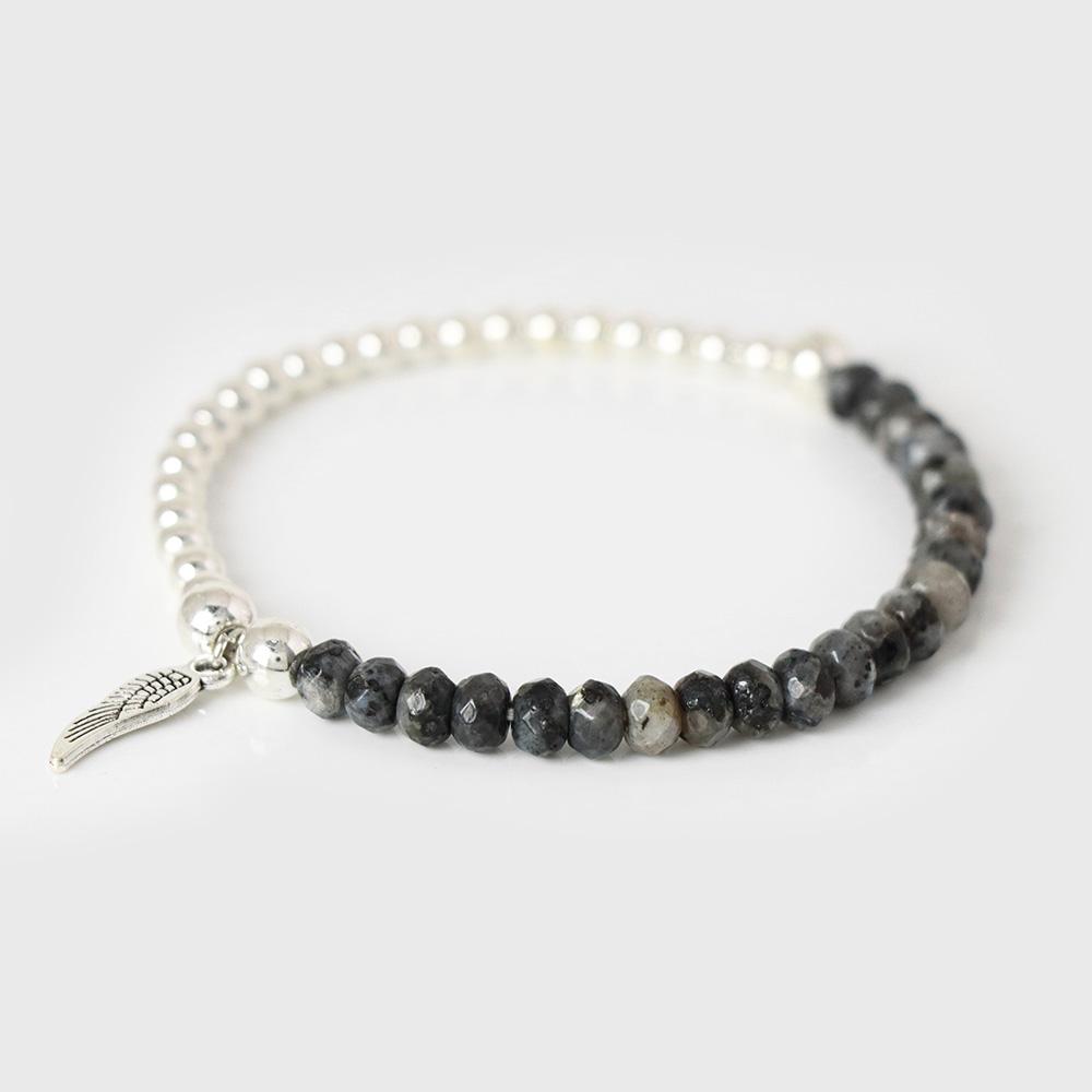 Браслет из натурального камня Розовый кварц 3x5 мм, Гранированный тигровый глаз, Агат, Подвеска 'Крыло ангела', Браслеты для женщин и мужчин, Счастливое ювелирное изделие, Подарок