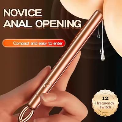 Мини анальный вибратор для женщин мужчин массаж простаты секс-игрушка 12 режимов вибрирующая анальная пробка стимулятор клитора взрослые пулевидный вибратор
