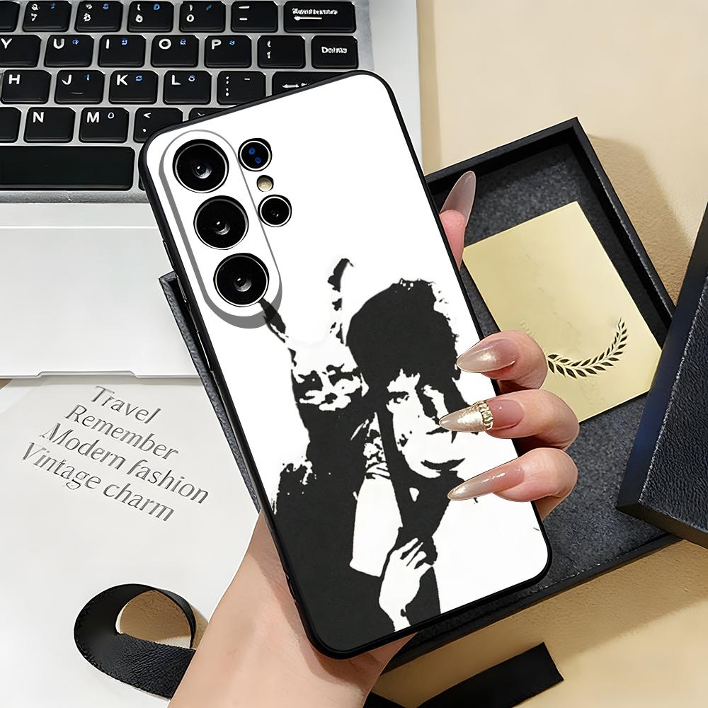 Чехол для телефона D-Donnie D-Darkos Для Samsung S26 S25 S24 FE S23 S22 S21 Plus S20 Ultra Note20Ultra Черный Мягкий